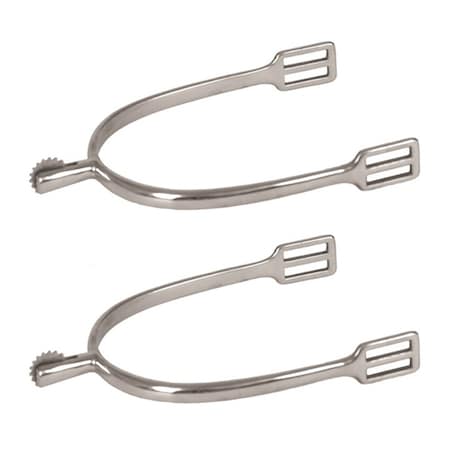Jacks Imports Stainless Steel Ladies Spurs with Rowel 20246